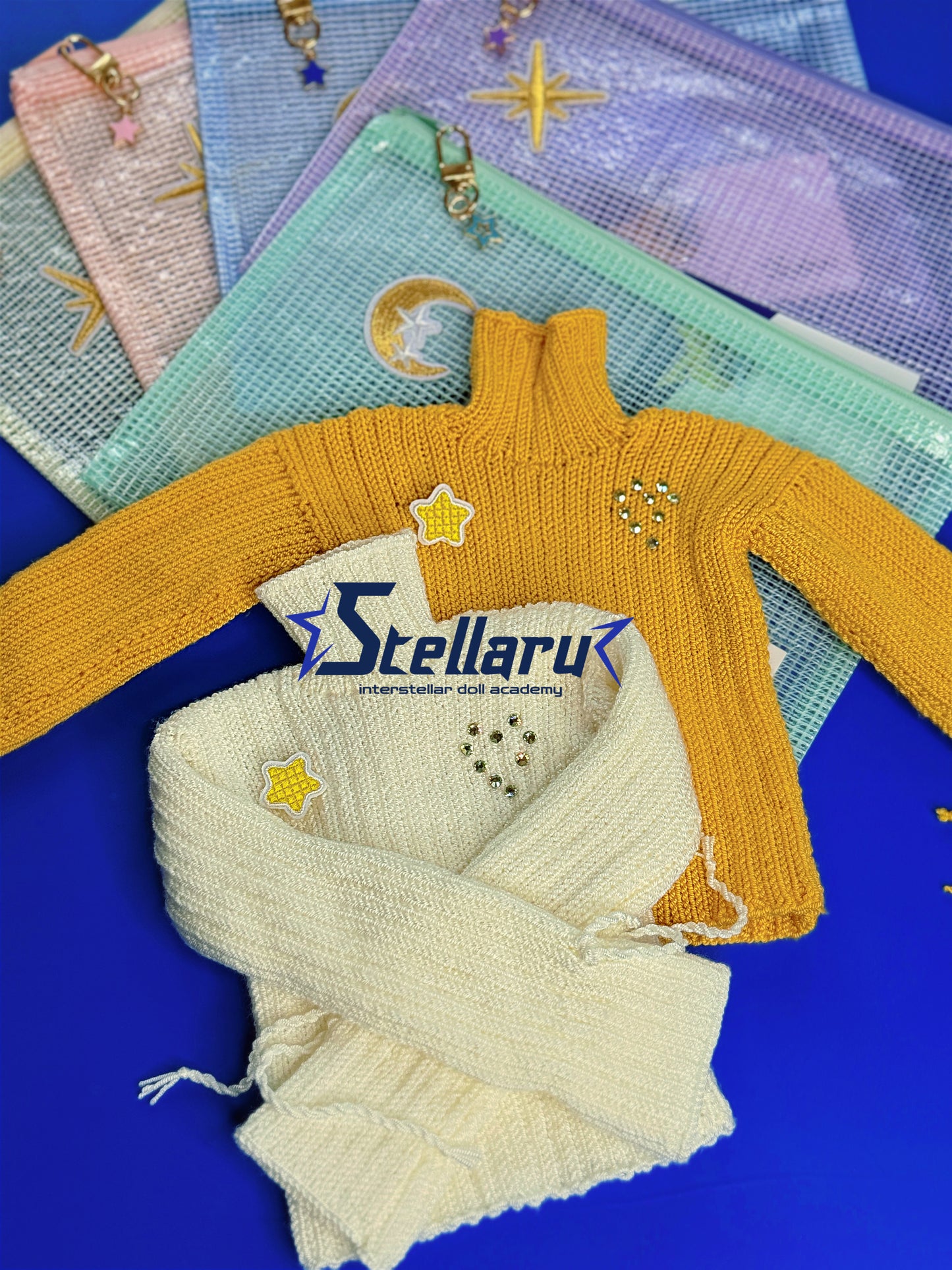 Hug Sweater in Caramel Tea for Smart Doll & Dollfie Dream
