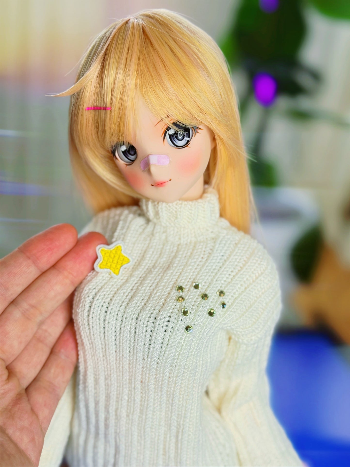 Hug Sweater in Iced Milk for Smart Doll & Dollfie Dream