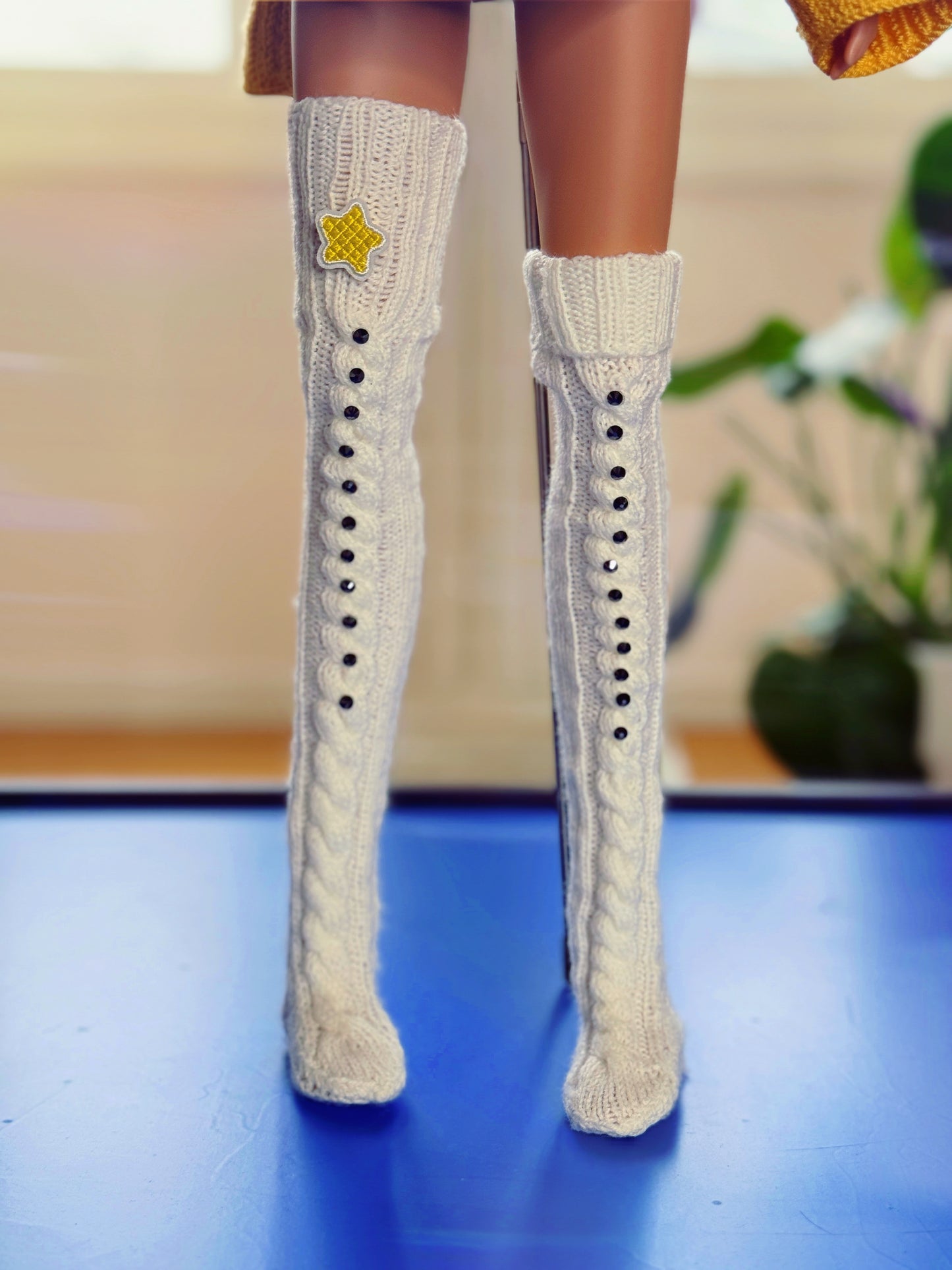 Cozy Socks in Strawberry or Yoghurt for Smart Doll and Dollfie Dream