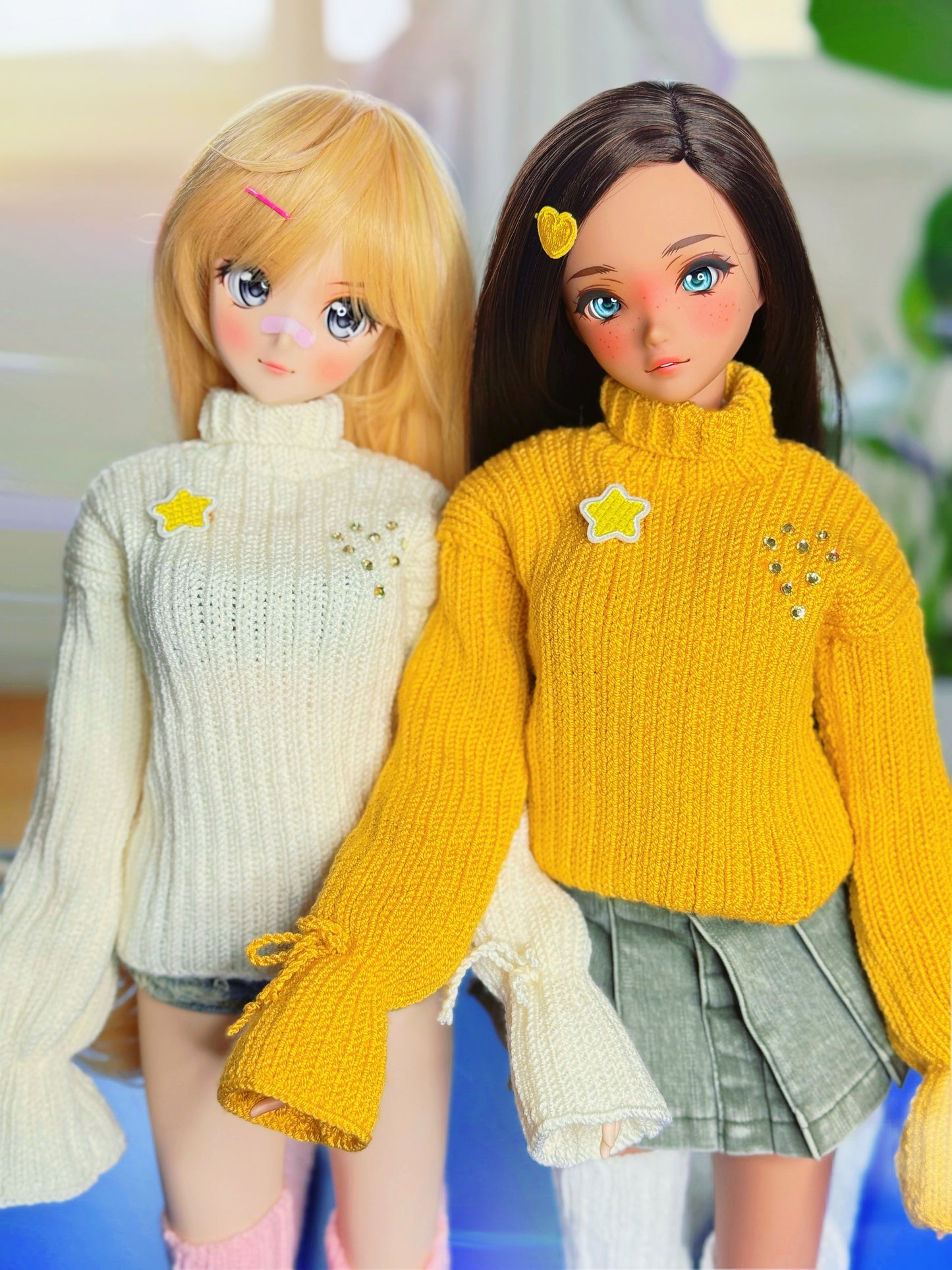 Hug Sweater in Iced Milk for Smart Doll & Dollfie Dream