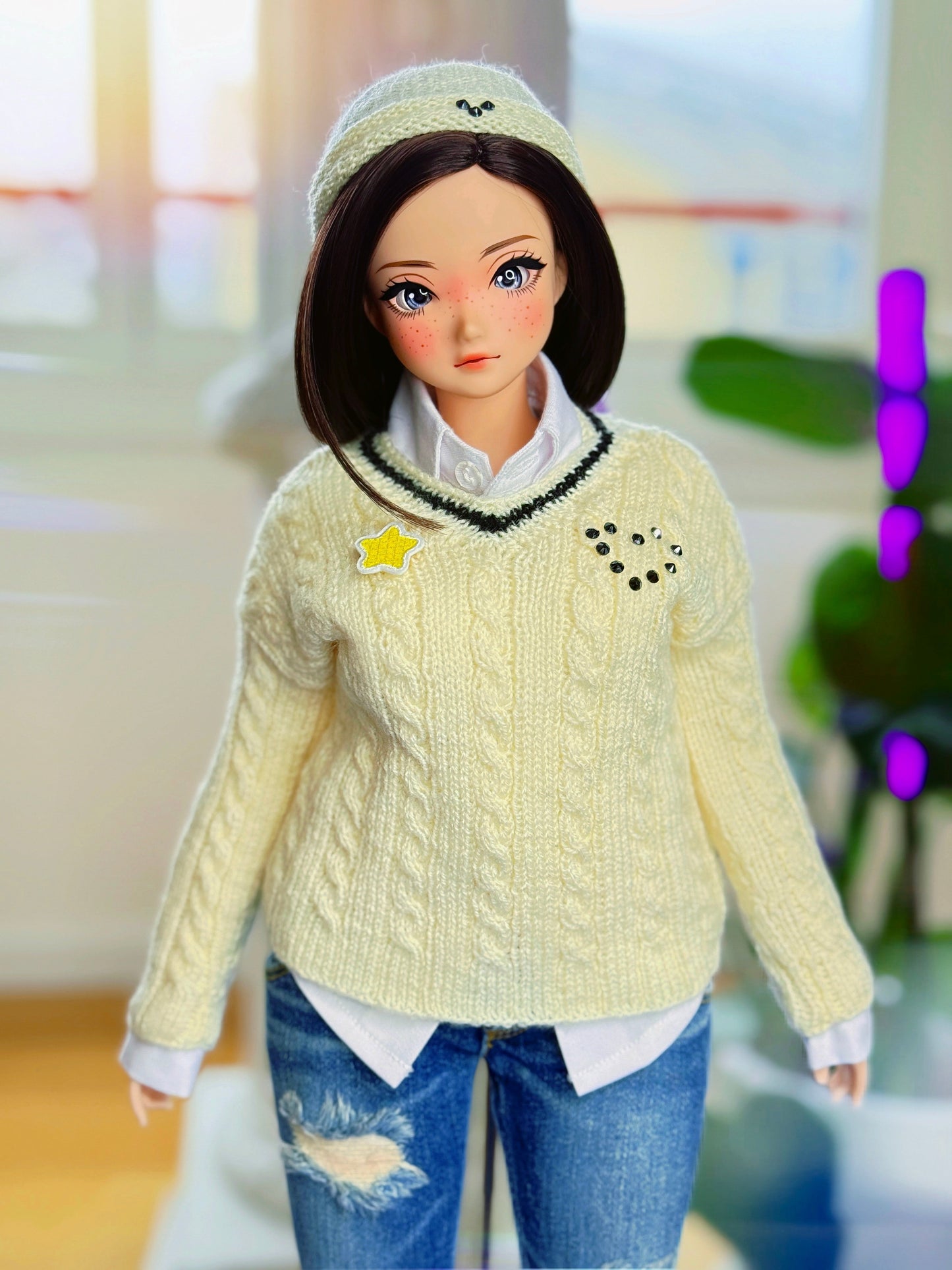 Student Outfit in Citron for Smart Doll & Dollfie Dream