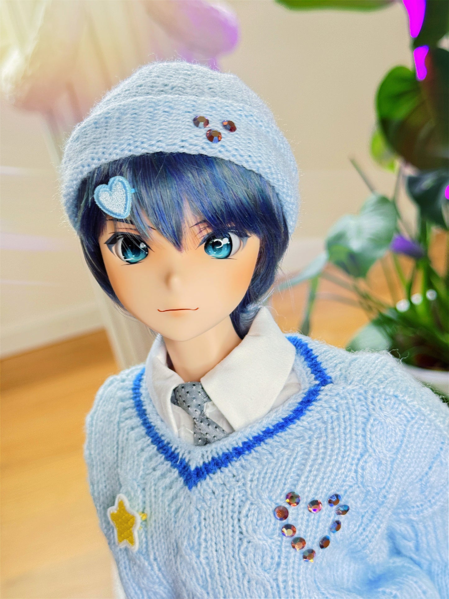Student Outfit in Baby Blue for Smart Doll & Dollfie Dream