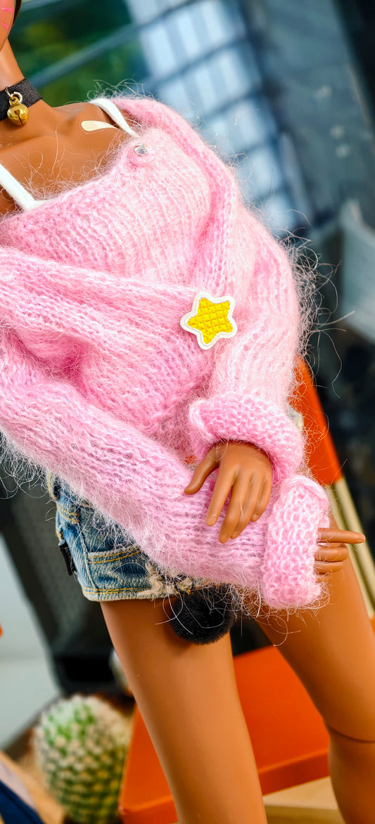 Smart Doll Scale Cosmic Cardigan and Camisole Set