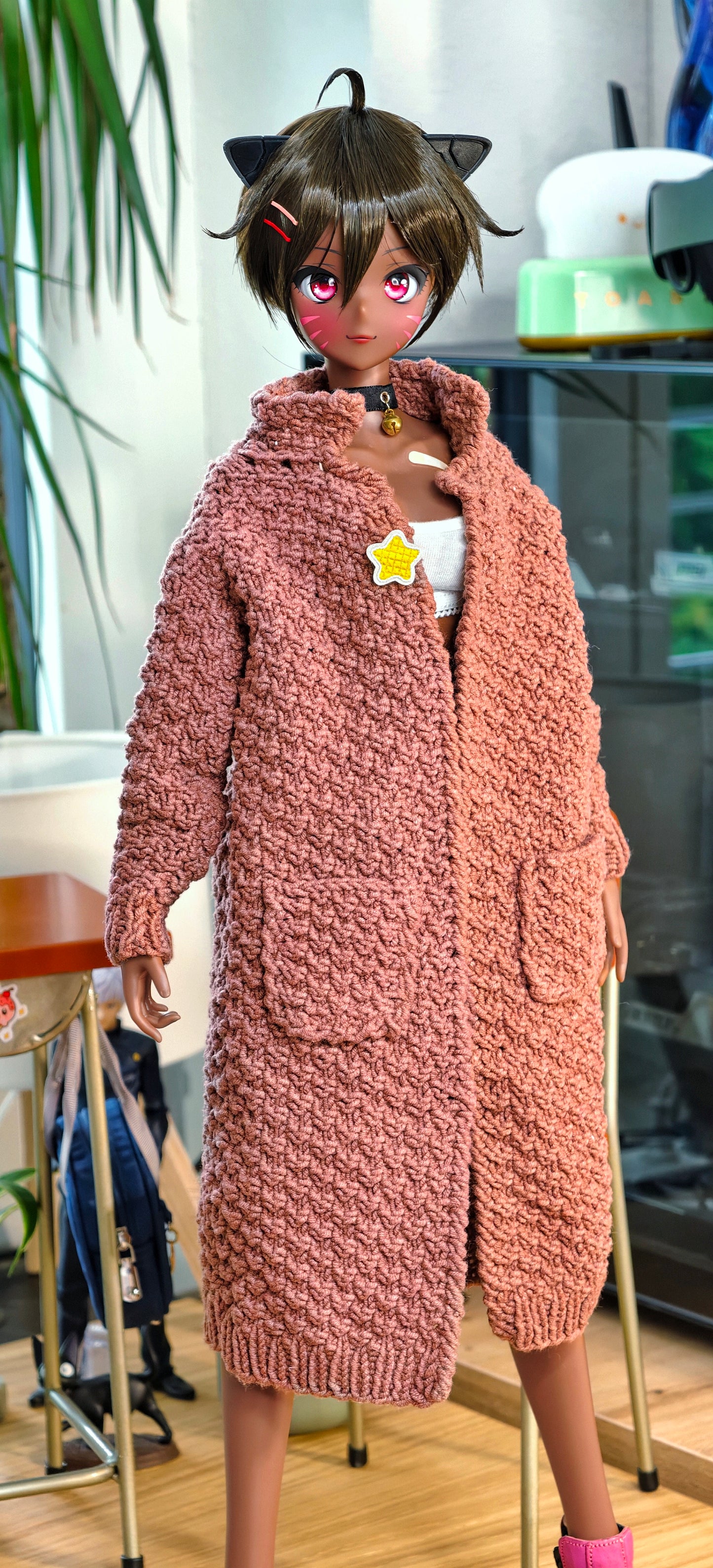 Smart Doll Scale Oversized Duster Coat
