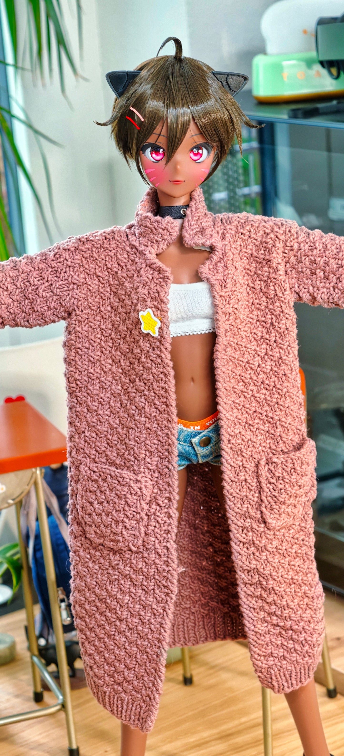 Smart Doll Scale Oversized Duster Coat