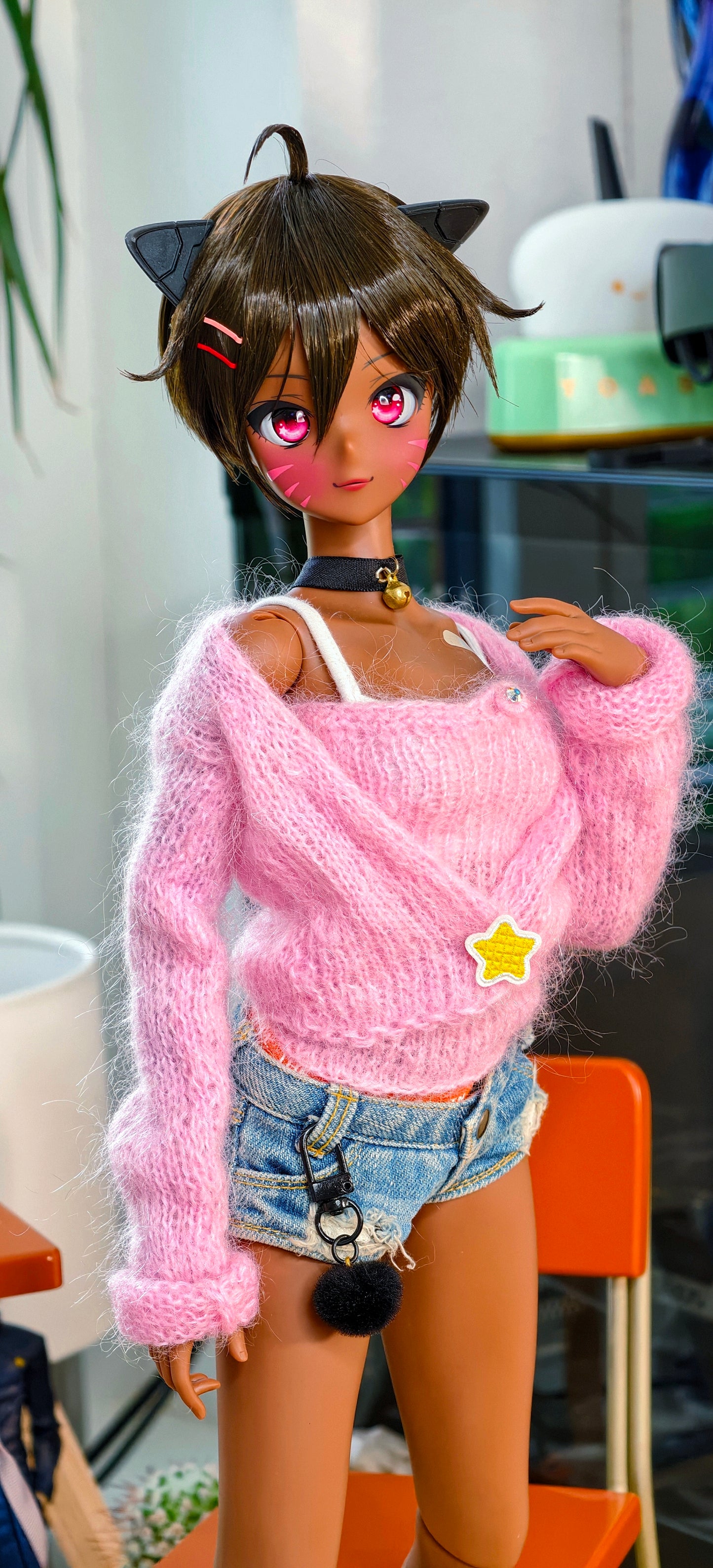 Smart Doll Scale Cosmic Cardigan and Camisole Set
