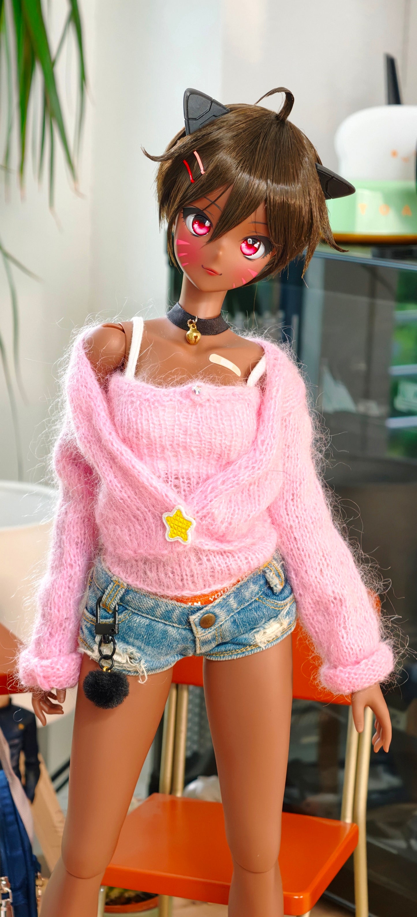 Smart Doll Scale Cosmic Cardigan and Camisole Set